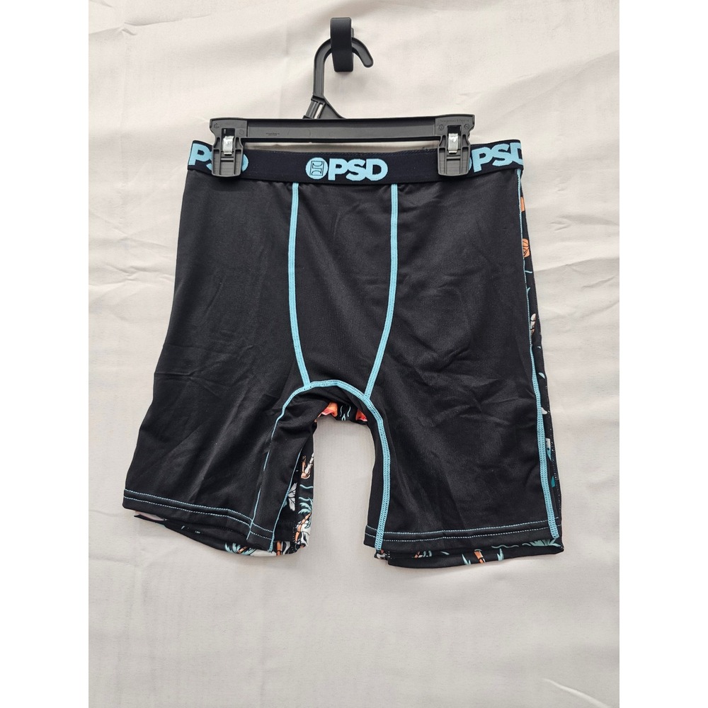 PSD Underwear Youth XL 2 Pack Boxer Briefs Jawsome Shark Skull Tropical Black